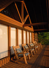 Main Level Deck with Rockers