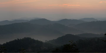 Sunrise over the Smokies